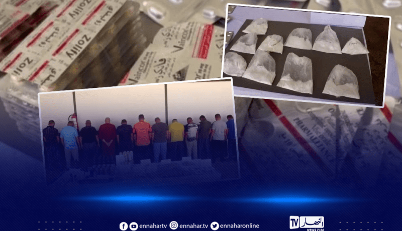 الاطاحة بشبكة ضبطت بحوزتهما 150غ كوكايبن ومهلوسات بوهران