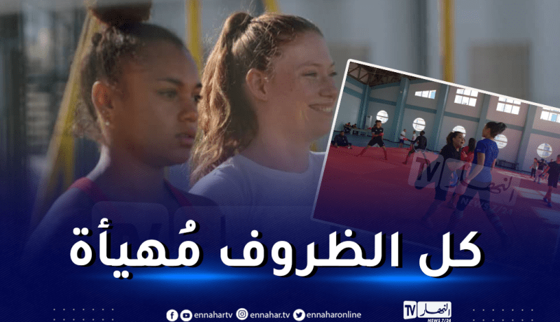 بالصور.. آخر تحضيرات الوفود بالقرية المتوسطية تحسبا لانطلاق المنافسات