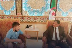 والي تلمسان يستقبل الطفل الأمريكي ماثيو هيل