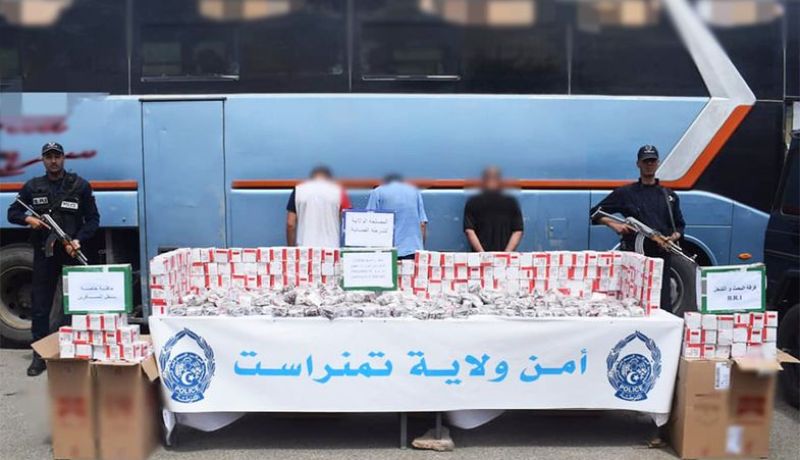 حجز أزيد من 119 ألف قرص مهلوس بتمنراست