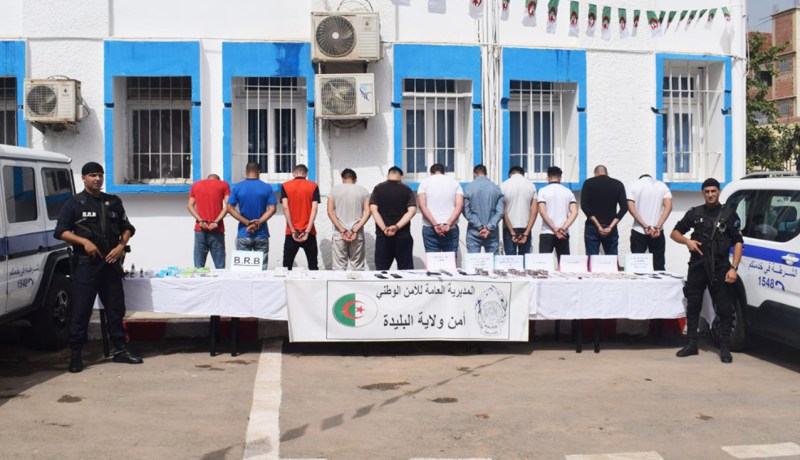 الإطاحة بشبكتين إجراميتين وحجز مخدرات ومهلوسات بالبليدة
