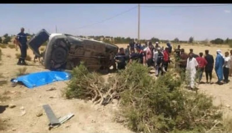 الجلفة: وفاة عشريني وإصابة 4 آخرين في حادث مرور