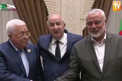 الرئيس تبون يجمع في لقاء تاريخي بين محمود عباس واسماعيل هنية