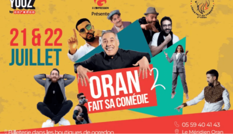 مهرجان “Oran fait sa comédie” ينطلق 21 جويلية المقبل