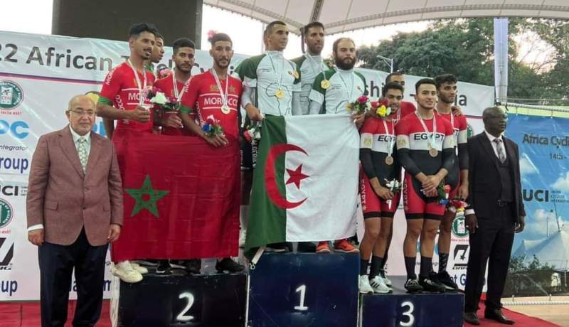 الجزائر تحرز ذهبية البطولة الإفريقية للدراجات داخل المضمار