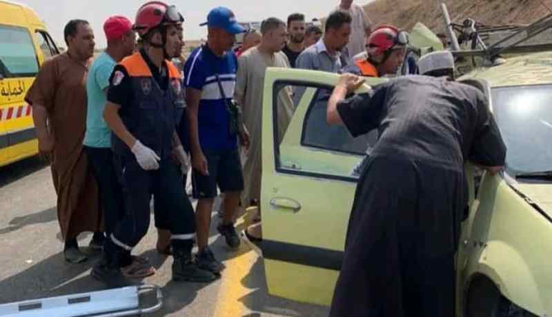 الشلف: 5 جرحى في إصطدام شاحنة بسيارة أجرة ببوقادير