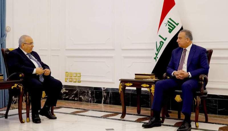 لعمامرة يستقبل من قبل رئيس مجلس الوزراء والقائد العام للقوات المسلحة العراقية