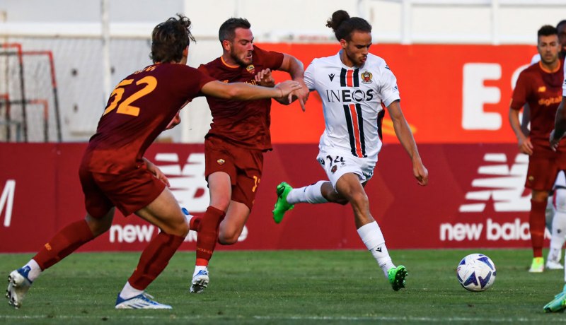 بالفيديو.. براهيمي يتألق رفقة نيس ويهز شباك روما