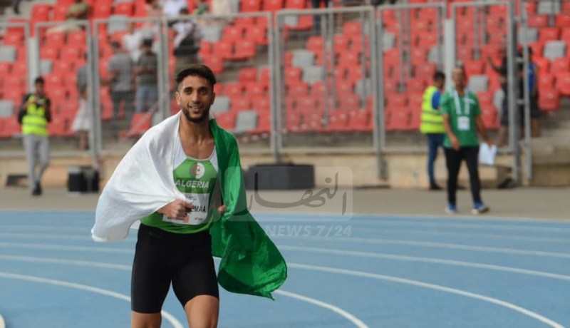 بن جمعة يهدي الجزائر ميدالية برونزية في سباق 400 متر