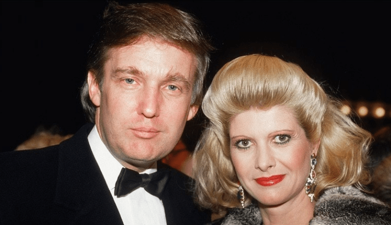 وفاة الزوجة الأولى لترامب وهكذا علق