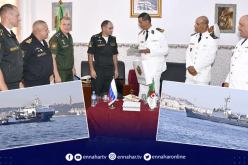 مفرزة سفن روسية من أسطول البحر الأسود ترسو بميناء الجزائر