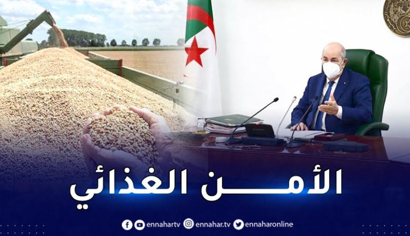 الرئيس تبون يأمر الحكومة بتكثيف الجهود لضمان الأمن الغذائي خاصة في مجال الحبوب