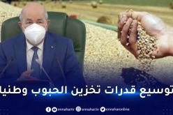 تعليمات رئاسية برفع الاحتياطي الوطني الاستراتيجي من الحبوب