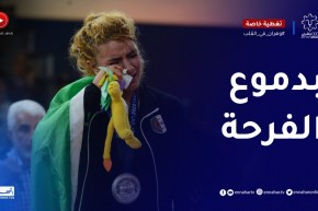 “لحظة إستلام الرباعة “مغنية” للميداليتين..”نهديها ليما و تحيا الجزائر