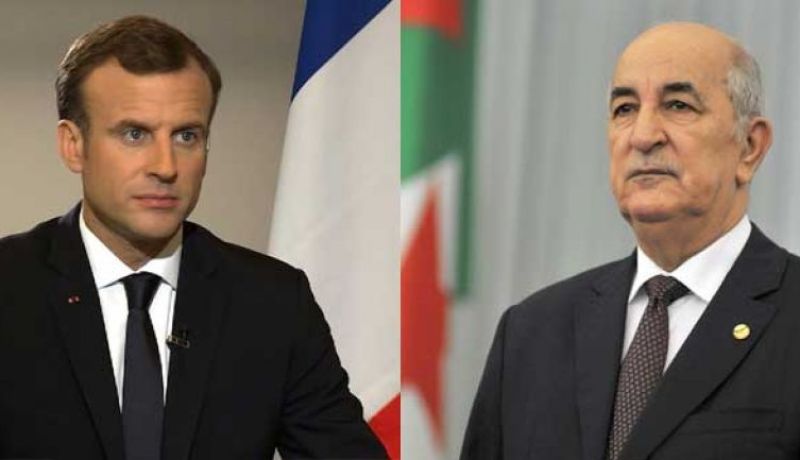 رئيس الجمهورية يتلقى التهاني من ماكرون بمناسبة الذكرى 60 لاسترجاع السيادة الوطنية