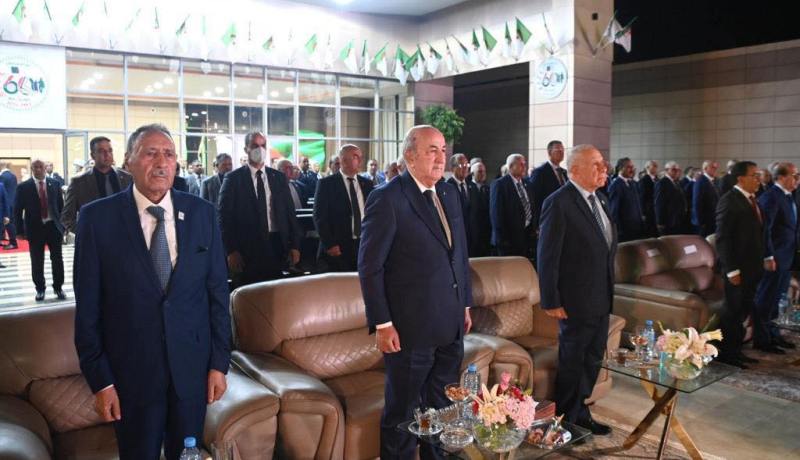 رئيس الجمهورية يترأس حفل الذكرى الـ60 للإستقلال بالنادي الوطني للجيش