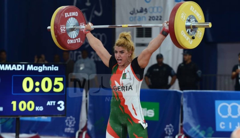 ميدالية فضية لحمادي مغنية في رفع الأثقال