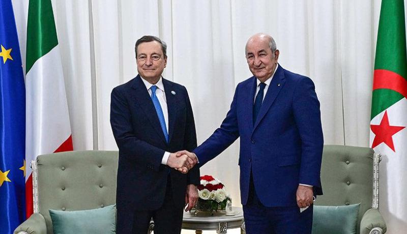 رئيس الجمهورية يشيد بالمستوى المتميز الذي وصلت إليه العلاقات الجزائرية الايطالية