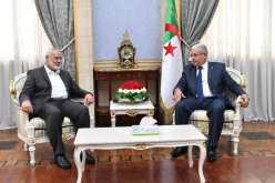 رئيس المجلس الشعبي الوطني يستقبل إسماعيل هنيه