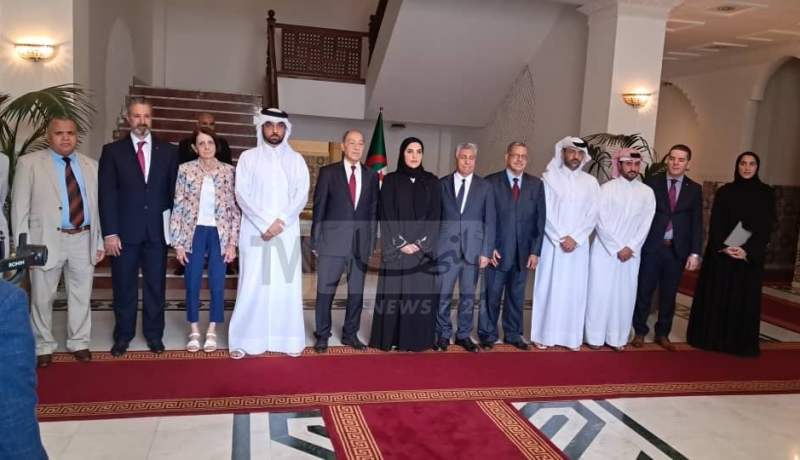 بلحاج يستقبل رئيسة اللجنة الوطنية لحقوق الإنسان في قطر