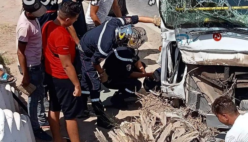غليزان: 6 ضحايا في حادث مرور بالطريق الوطني رقم 04 ببن داود