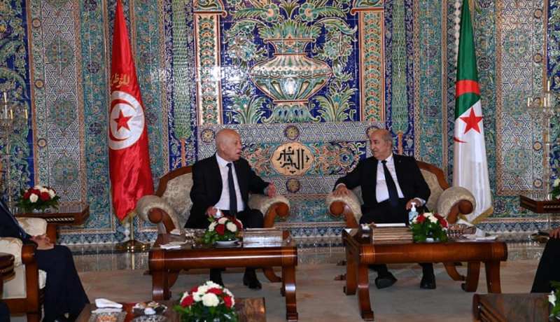 قيس سعيد: الجزائر وتونس يجمعهما تاريخ حافل بالأمجاد والبطولات