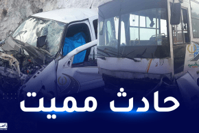 21 ضحية في حادث اصطدام حافلة مسافرين وشاحنة محروقات بإليزي