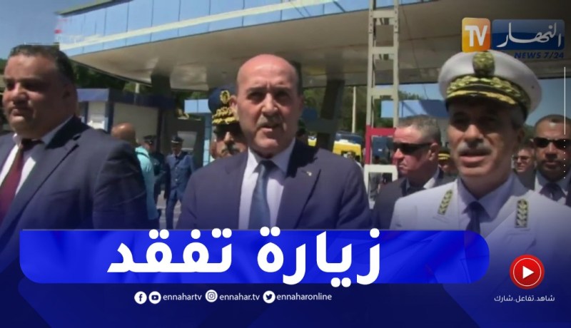 وزير الداخلية في زيارة تفقد للمركز الحدودي أم الطبول تحسبا لإعادة فتح الحدود مع تونس