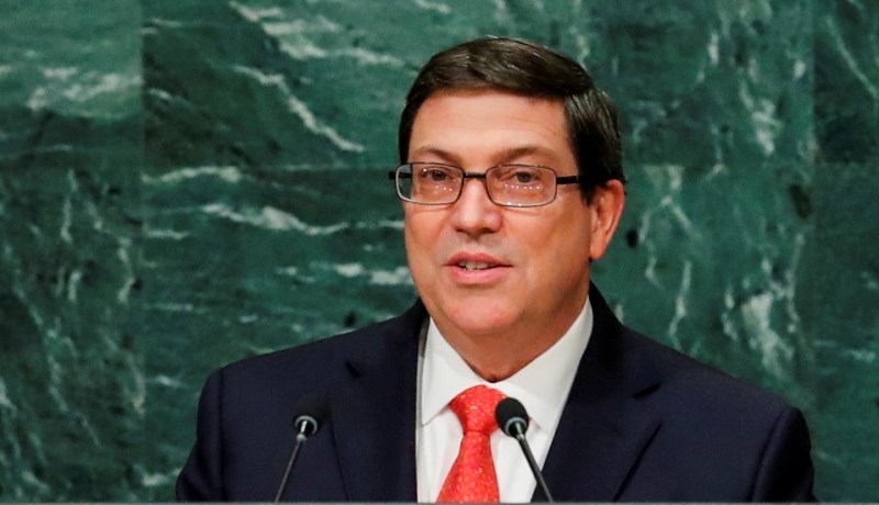 رئيس الجمهورية يستقبل وزير خارجية كوبا