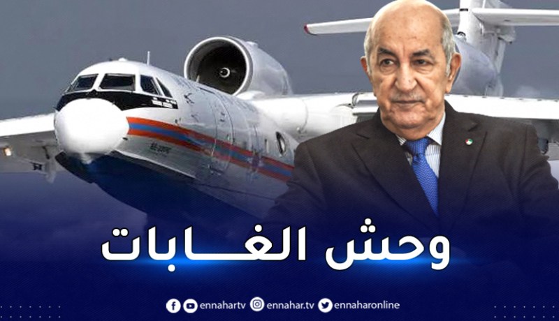 الرئيس تبون يكشف موعد استلام الجزائر طائرات إطفاء الحرائق