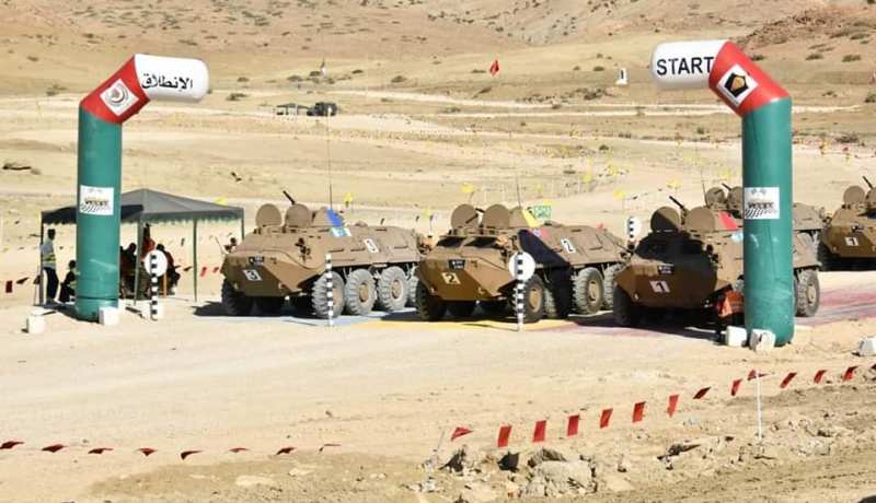 الألعاب العسكرية الدولية: إجراء سباق التتابع على العربات القتالية بالمدية