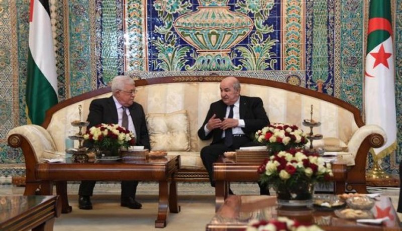 رئيس الجمهورية يتلقى التعازي من نظيره الفلسطيني
