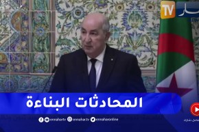 الرئيس تبون: المحادثات بين البلدين شملت ملفات الذاكرة، التعاون التقني والاقتصادي