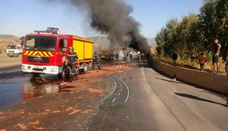 الطريق الرابط بين البويرة والجزائر العاصمة مغلق