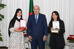 رئيس الجمهورية يُكرم المتفوقتين الأولى والثانية في البكالوريا