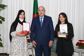 الرئيس تبون يستقبل ويكرّم التلميذتين صاحبتا أعلى معدل في شهادة البكالوريا