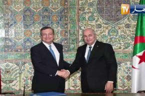 رئيس الجمهورية يجري مكالمة هاتفية مع “ماريو دراغي” رئيس مجلس الوزراء الإيطالي المستقيل