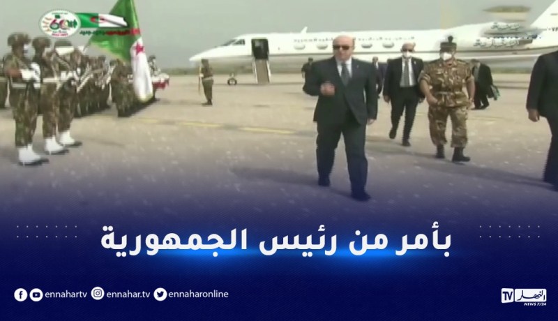 الوزير الأول يصل الى ولاية الطارف للوقوف على مخلفات الحرائق