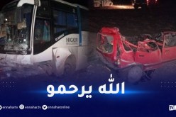 تبسة.. وفاة شخص في اصطدام سيارة وحافلة لنقل المسافرين