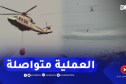 تيبازة: الحماية المدنية تستعين بحوامة لنقل المياه لإخماد الحرائق بجبل شنوة