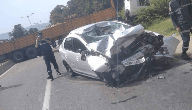 وفاة شخصين وإصابة 5 آخرين في حادث مرور بعنابة