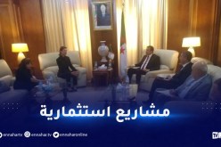 عرقاب يستقبل الرئيس التنفيذي للمجمع الفرنسي أنجي وهذا مادار بينهما