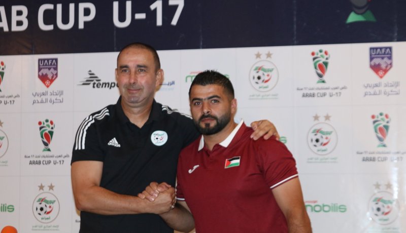مدرب المنتخب الفلسطيني: نشكر الجزائر وشعبها العظيم على الإستقبال الرائع