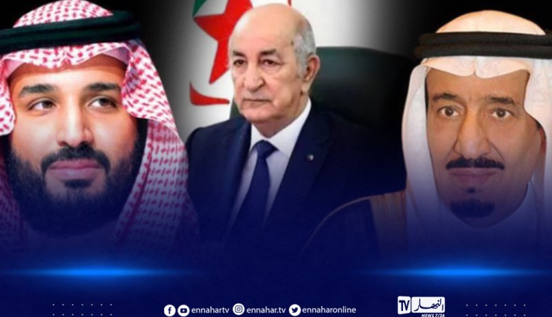 خادم الحرمين الشريفين وولي العهد يعزيان الرئيس تبون