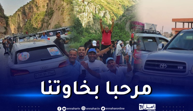 عشرات العائلات الليبية تصل إلى الجزائر وسط أجواء خيالية
