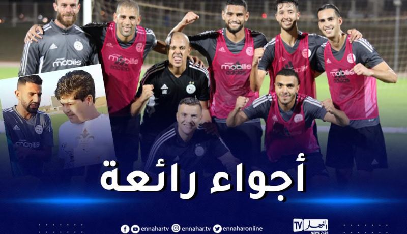 بالفيديو.. لاعبو الخضر يستقبلون أطفال “متلازمة داون” بوهران