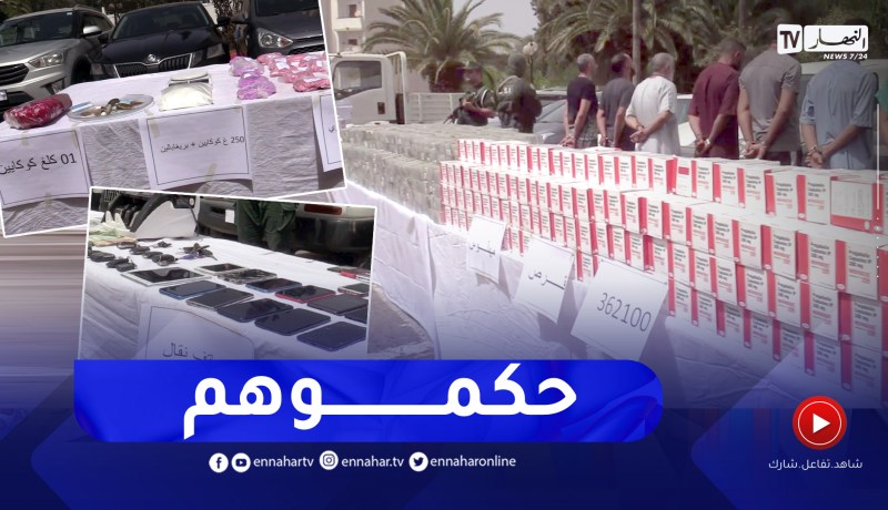 العاصمة.. الإطاحة بشبكة إجـ.رامية وحجز أزيد من 362 ألف قرص مهلوس و1 كلغ من الكوكـ.ايين