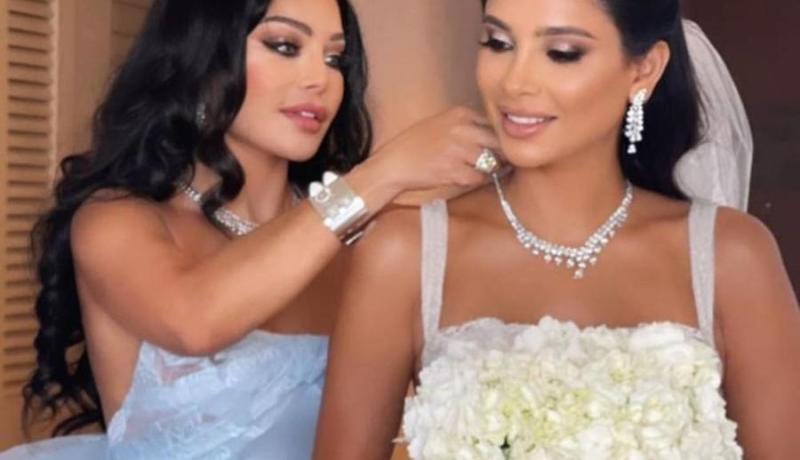 بالصور.. هيفاء وهبي تحتفل بزفاف شقيقتها