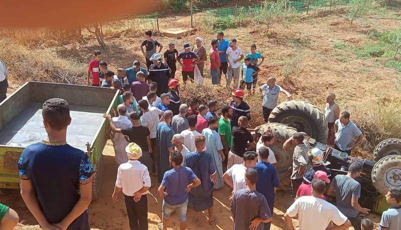 وفاة أربعيني إثر إنقلاب جرار في عين الدفلى