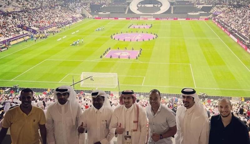 بالصور..قديورة حاضر في حفل افتتاح ملعب لوسيل